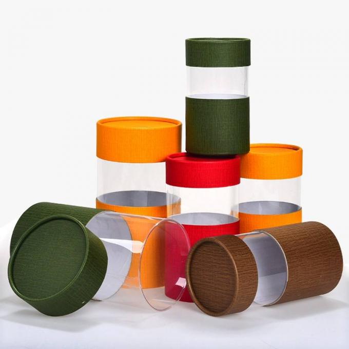 Caja de cartón de la ampolla con la ventana clara, cajas de regalo de sellado calientes de la ventana del ODM 4