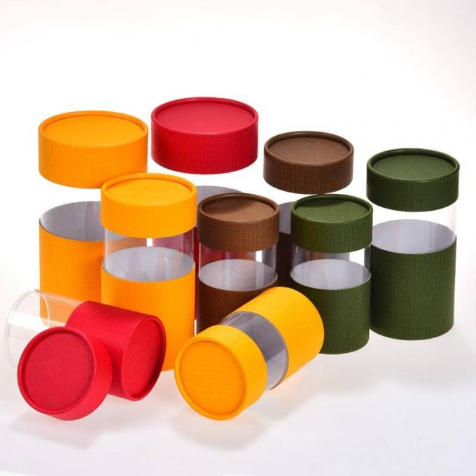 Caja de cartón de la ampolla con la ventana clara, cajas de regalo de sellado calientes de la ventana del ODM 3