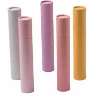 Tubos de cartulina del cilindro de CMYK Debossed que empaquetan al OEM disponible