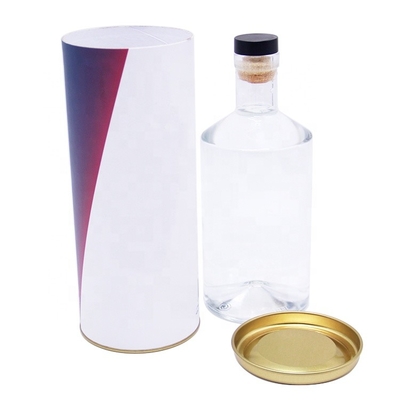 Caja de regalo de la tapa del metal para la impresión de Champagne Bottle Biodegradable CMYK