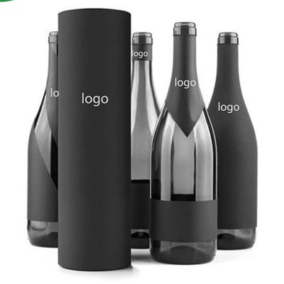 El tubo del vino de la cartulina de CMYK que alineaba la almohada del terciopelo del papel de aluminio insertó