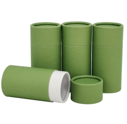 Tubo de papel cosmético de logotipo personalizado de empaquetado de aceite esencial biodegradable