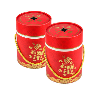 Acondicionamiento de los alimentos de papel multifuncional del tubo, cajas de empaquetado cilíndricas de Pantone