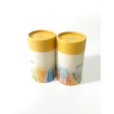 Empaquetado de papel de encargo de capa ULTRAVIOLETA del tubo, barnizando los envases de reciclaje de papel