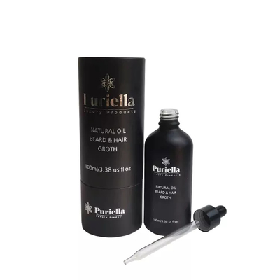 envase redondo del tubo de papel de empaquetado de la botella del aceite esencial 100ml para el cosmético