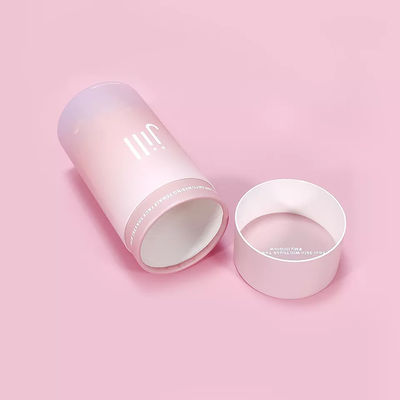 Caja de papel del cilindro de empaquetado de la barra de labios, envases cosméticos amistosos de CMYK Eco