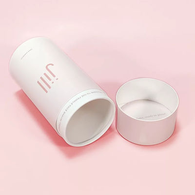 Caja de papel del cilindro de empaquetado de la barra de labios, envases cosméticos amistosos de CMYK Eco