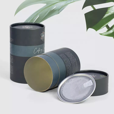 El empaquetado hermético del tubo del papel del té del polvo del colágeno del café quita la categoría alimenticia de la tapa