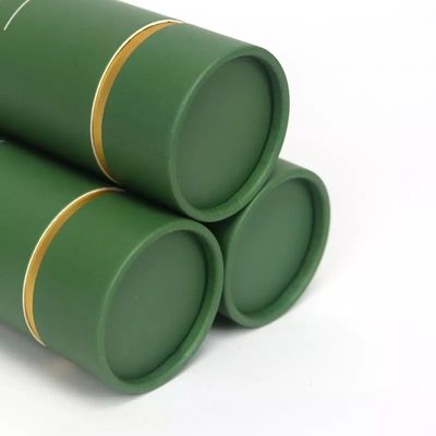 Tubo de papel cosmético biodegradable que empaqueta para la botella de aceite esencial