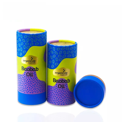 Envase de papel de empaquetado del tubo del aceite esencial de la cartulina de la impresión 30ml para las botellas cosméticas