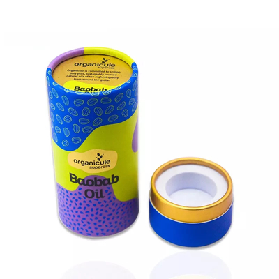 Envase de papel de empaquetado del tubo del aceite esencial de la cartulina de la impresión 30ml para las botellas cosméticas