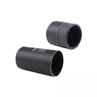 Cajas de tubo de cartón negro para botellas de gotero de aceite esencial Tubos de embalaje cosmético