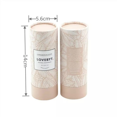 Cajas de empaquetado redondas de la impresión del empaquetado del tubo del cilindro de la pasta de dientes para el cuidado personal cosmético