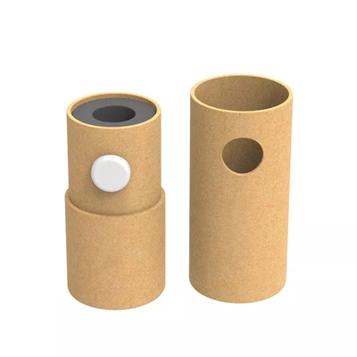 Envase de encargo de papel del tubo de Vape de la cartulina de Kraft con el botón de la prueba del niño