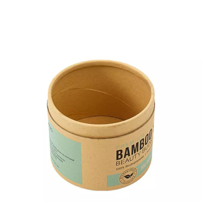 Tubos de papel de Kraft del cilindro vacío biodegradable para los tubos de empaquetado del papel cosmético del té