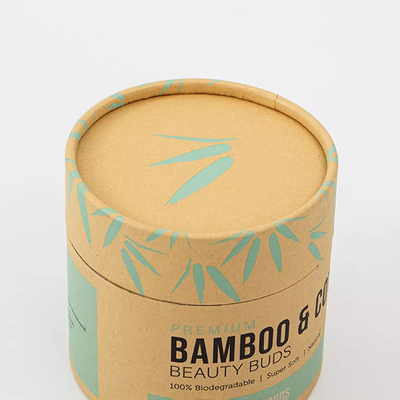 Tubos de papel de Kraft del cilindro vacío biodegradable para los tubos de empaquetado del papel cosmético del té