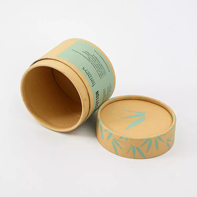 Tubos de papel de Kraft del cilindro vacío biodegradable para los tubos de empaquetado del papel cosmético del té