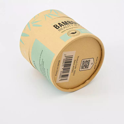 Tubos de papel de Kraft del cilindro vacío biodegradable para los tubos de empaquetado del papel cosmético del té