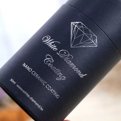 30ml perfuman el tubo del papel de la cartulina de Kraft que empaqueta el logotipo de sellado caliente