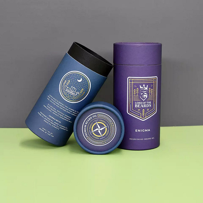 Tubos de empaquetado cosméticos impresos de encargo Eco de la cartulina para el aceite esencial
