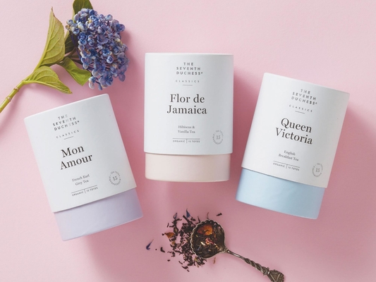 Envasado de té de cilindro personalizado Envasado de tubos de papel biodegradables para alimentos Especias Té suelto