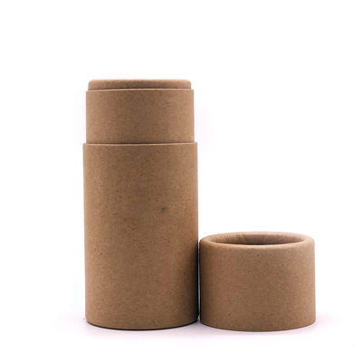 Cartón de papel Kraft para tubo redondo de alimentos con batido de condimento de sal de tamiz de papel