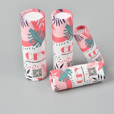 Tubos de cartulina biodegradables de Plasticfree, caja de regalo del tubo de cartulina de 21m m