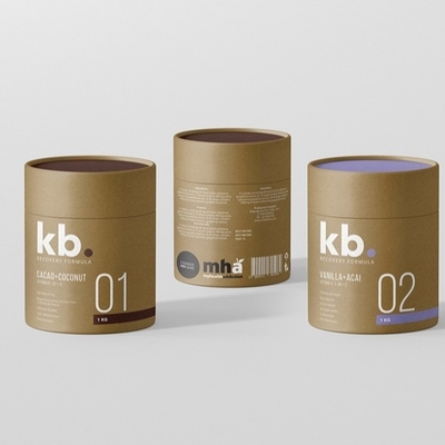 ODM renovable de empaquetado del cilindro del té de papel no contaminador del tubo disponible