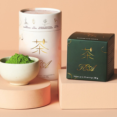 Té que empaqueta, diseño del tubo del papel del ODM de empaquetado de la caja del té de Multiusage