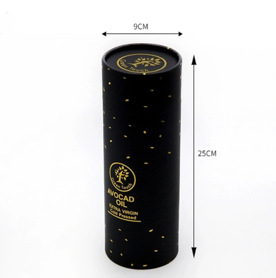 Laminación brillante de las cajas de regalo del vino del cilindro que alinea el papel de aluminio