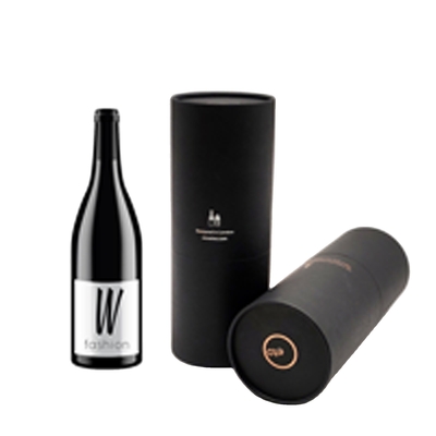El regalo de la botella de vino de la Navidad de UVprinted encajona barnizar mate amistoso de Eco