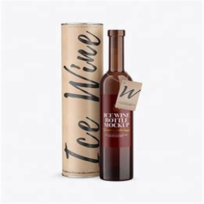 Tubo Hotstamping del vino de la cartulina del licor para el empaquetado de la botella de cristal