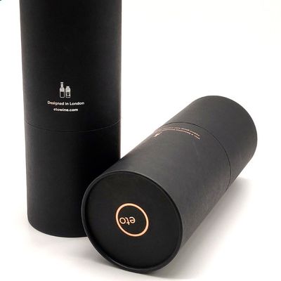 El tubo del vino de la cartulina de CMYK que alineaba la almohada del terciopelo del papel de aluminio insertó