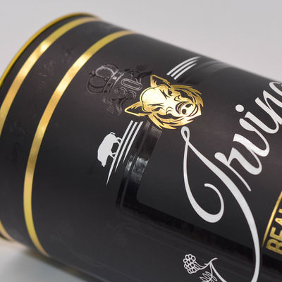 Tubo redondo EVA Inserted que lamina que barniza mate del vino de la cartulina