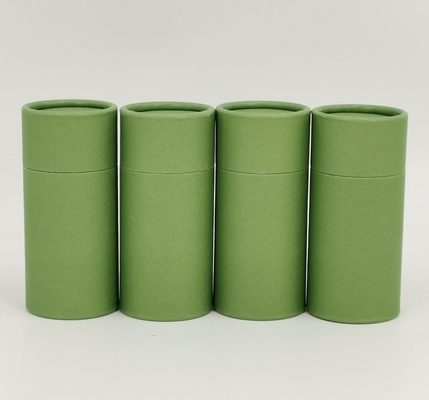 Tubo de papel cosmético de logotipo personalizado de empaquetado de aceite esencial biodegradable