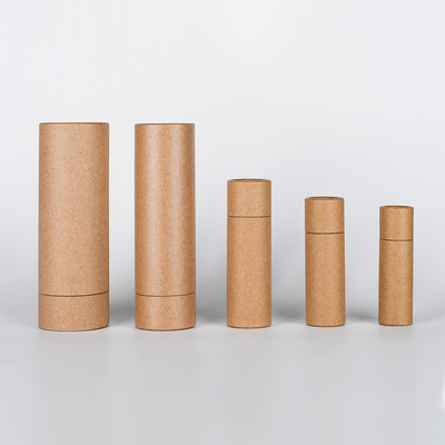 Empuje hacia arriba Eco Kraft amistoso que empaqueta, ampolle los tubos biodegradables de Chapstick