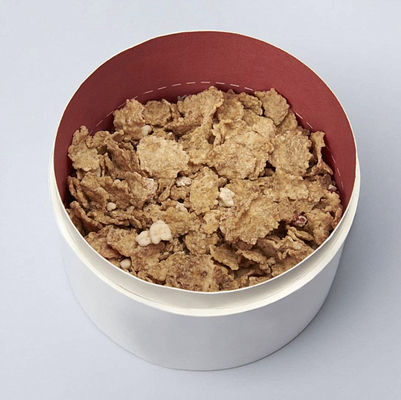 Tubo de papel de calidad alimentaria con ventana transparente Caja de tubo redondo para envasado de alimentos