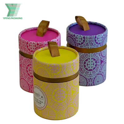 Acondicionamiento de los alimentos del tubo del papel del chocolate, envases del acondicionamiento de los alimentos de CMYK reciclables