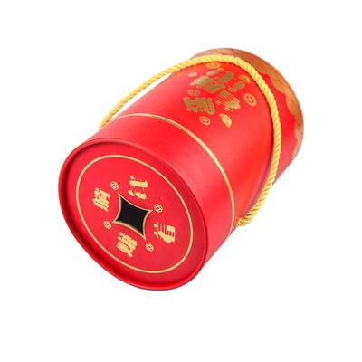 Acondicionamiento de los alimentos de papel multifuncional del tubo, cajas de empaquetado cilíndricas de Pantone