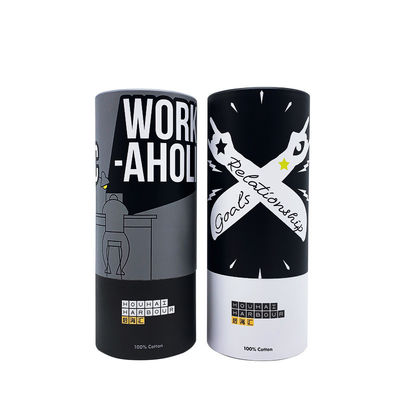 Tubos de cartulina de CMYK para empaquetar al OEM del cilindro de Debossed disponible