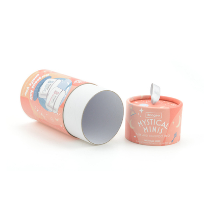 ODM redondo del tubo del champú del empaquetado cosmético del tubo del papel de la cartulina de CMYK disponible
