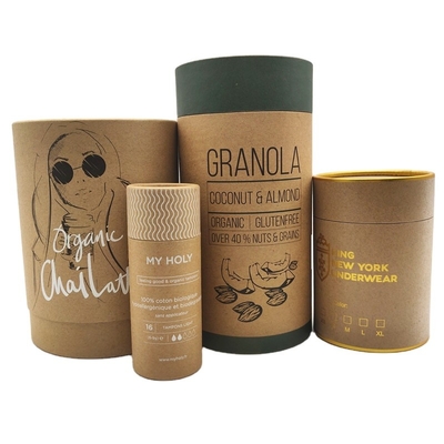 Tubo del papel de Multiusage que empaqueta para la comida EVA Inserted Recyclable Oilproof