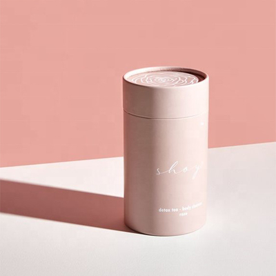 Tubo de papel cosmético grabado en relieve que empaqueta, cajas de empaquetado cosméticas de encargo de CMKY