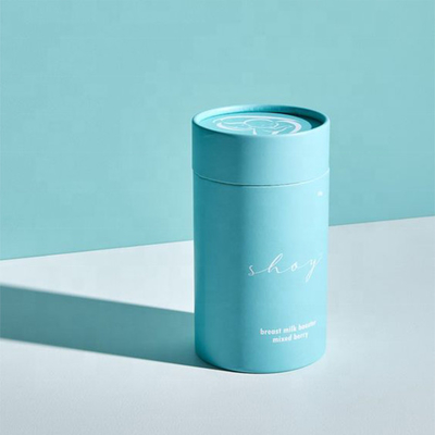 Tubo de papel cosmético grabado en relieve que empaqueta, cajas de empaquetado cosméticas de encargo de CMKY