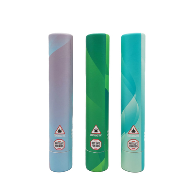 Tubo de papel resistente del niño de la ampolla, envases de la cartulina de la ronda del OEM con las tapas