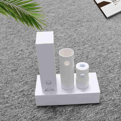 Tubo de papel desechable a prueba de niños Tubo de cartón blanco Personalizar LOGOTIPO Cerradura de seguridad Vape Cilindro