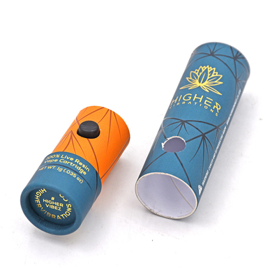 Embalaje de tubo de cartón de cartucho de Vape personalizado con bloqueo para niños