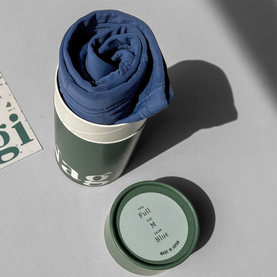 Empaquetado del tubo de las camisetas de la ropa interior del cilindro redondo de la ropa biodegradable