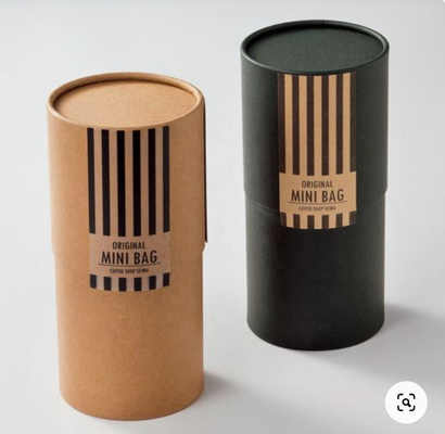 Tubos de papel biodegradables de la almohada del terciopelo, empaquetado reciclado del tubo de cartulina