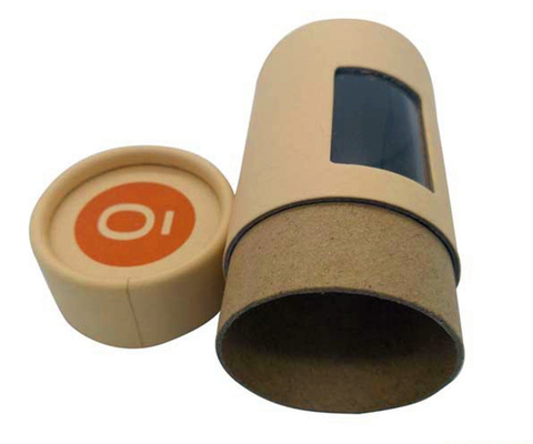 Tubo del papel de Flexo que empaqueta con la ventana, empaquetado claro de la caja de ventana de 2m m